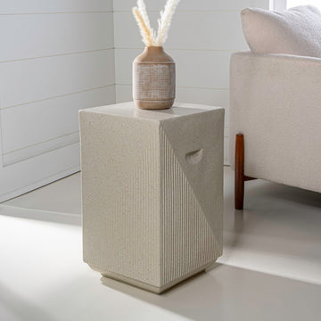 Adrian 20.75" Contemporary Minimalist Square Accent Table - JONATHAN Y